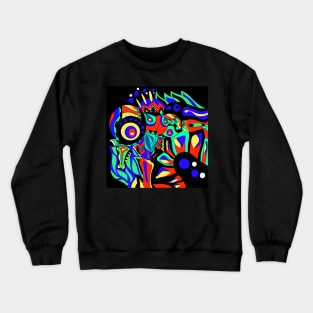 black arts in alien armor ecopop Crewneck Sweatshirt